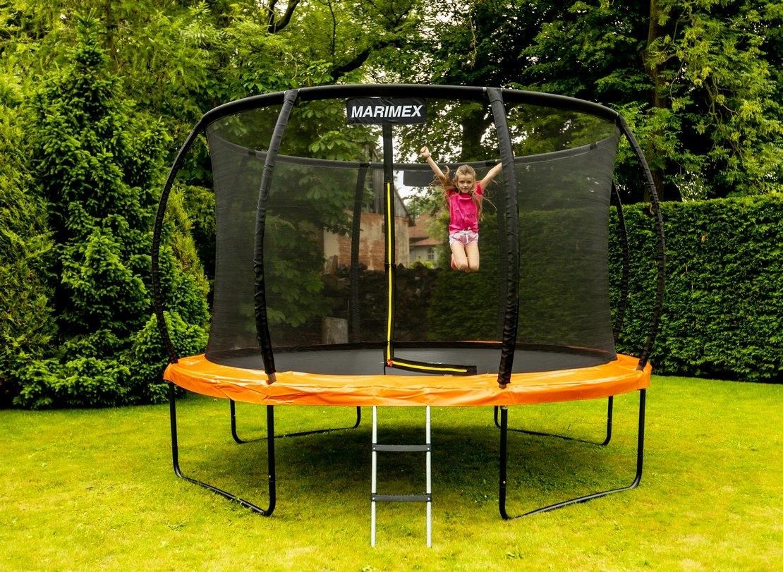 Marimex Premium trampolína 305 cm + vnitřní ochranná síť + schůdky ZDARMA8 