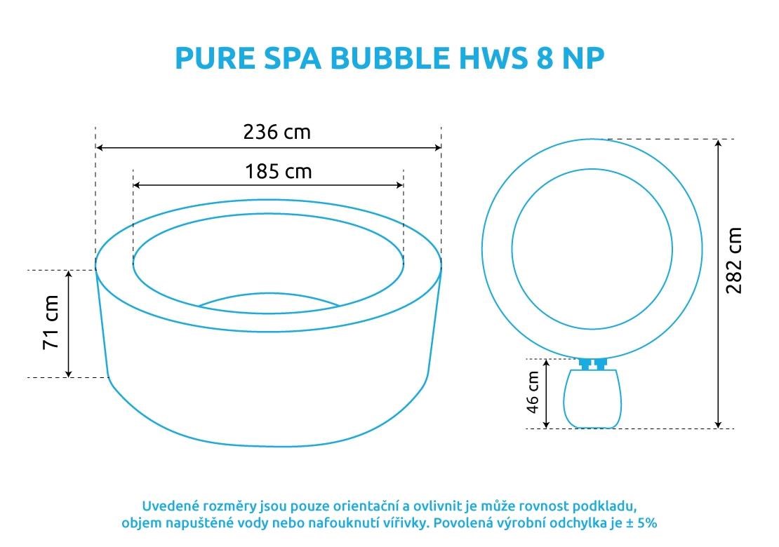 Intex Pure Spa Bubble HWS 8 NP vířivý bazén4 