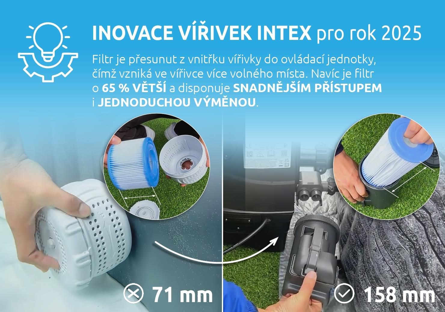Intex Pure Spa Bubble HWS 8 NP vířivý bazén7 