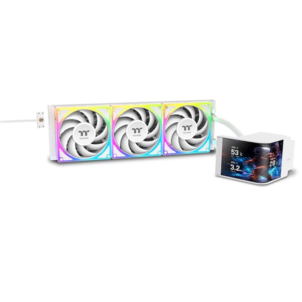 THERMALTAKE Vodní chladič MAGCurve 360 Ultra Snow Edition,  3x120mm ARGB,  bílá0 