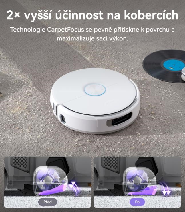 Narwal Flow compact station - AI robotický vysavač s pásovým mopem a samočistící stanicí s napojením na odpad4 