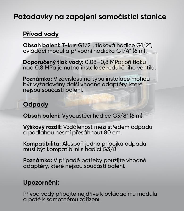 Narwal Flow compact station - AI robotický vysavač s pásovým mopem a samočistící stanicí s napojením na odpad7 