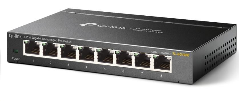 TP-Link Easy Smart switch TL-SG108E (8xGbE,  fanless)0 