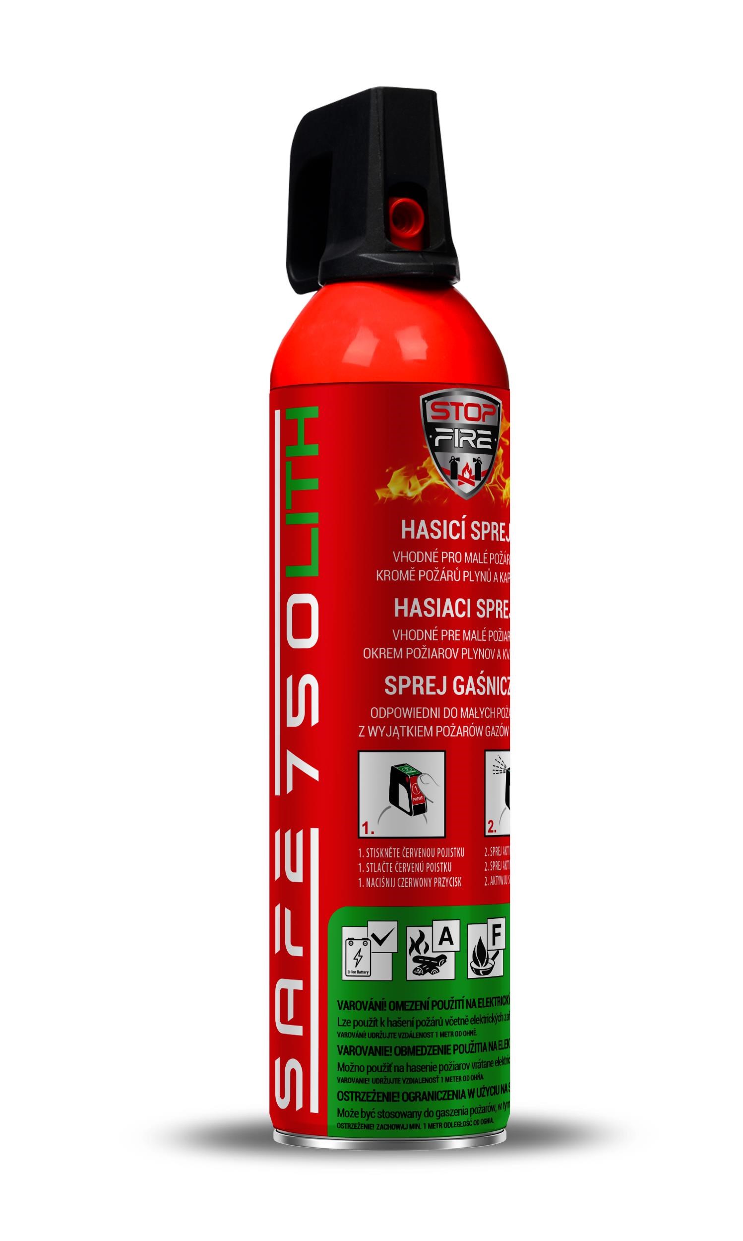 Safe Hasicí sprej 750 LITH + držák 75C1 