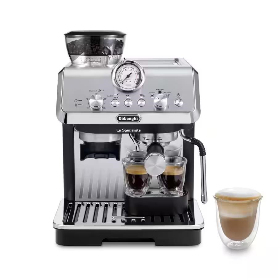 DeLonghi La Specialista Arte pákový kávovar,  1400 W,  vestavěný mlýnek,  parní tryska MyLatte4 