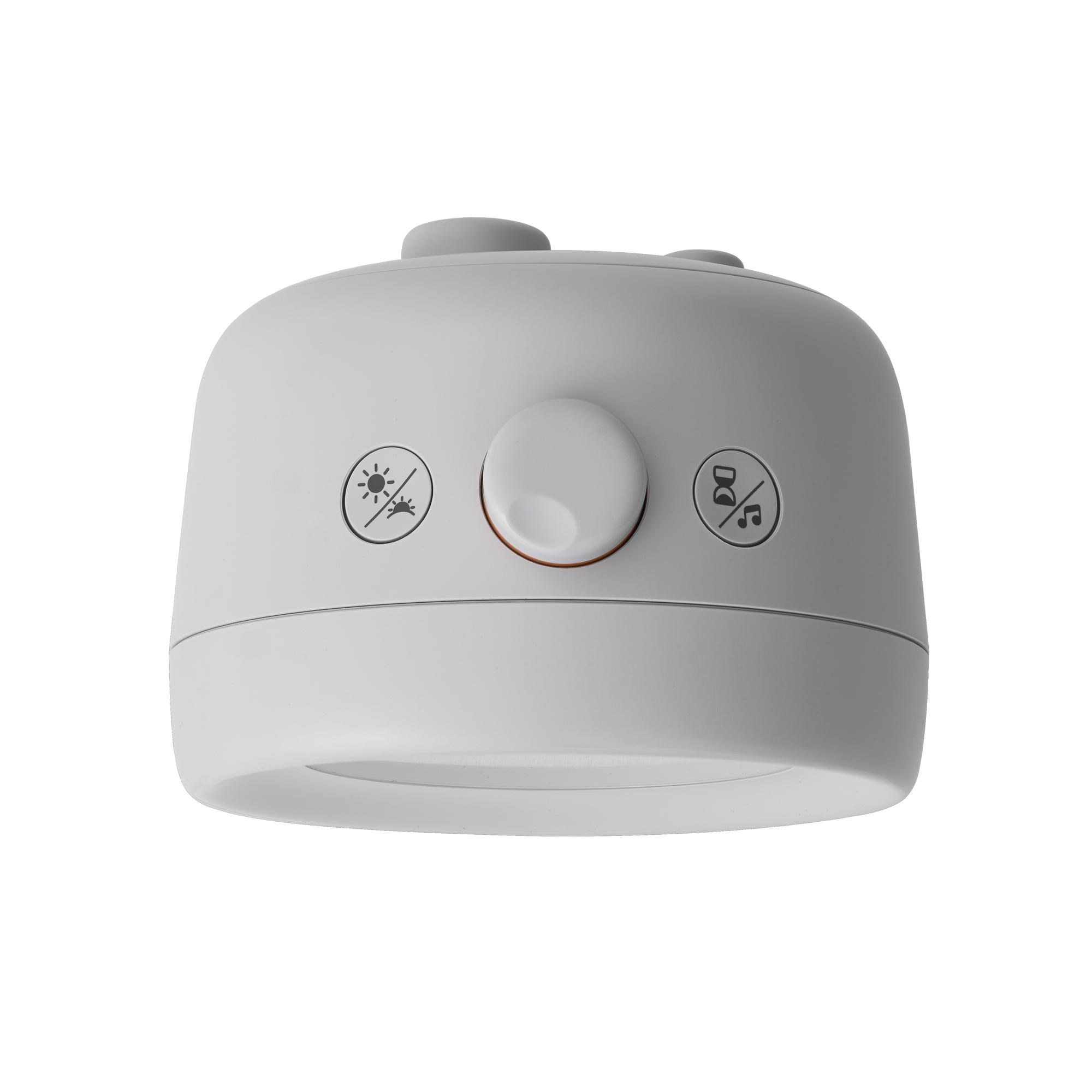 Mudita Bell 2 - minimalistický budík,  šedý2 