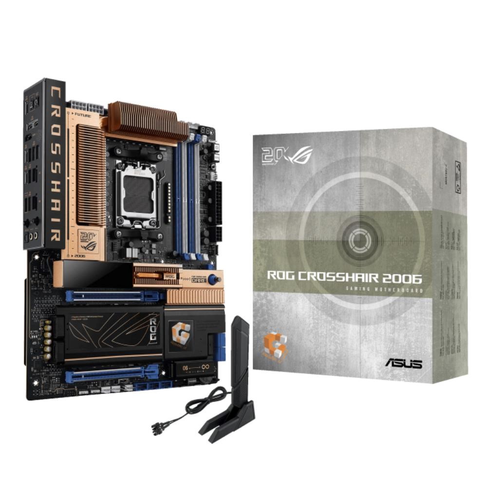 ASUS MB Sc AM5 ROG CROSSHAIR 2006,  AMD X870E,  4xDDR5,  WiFi,  1xHDMI,  2xUSB47 