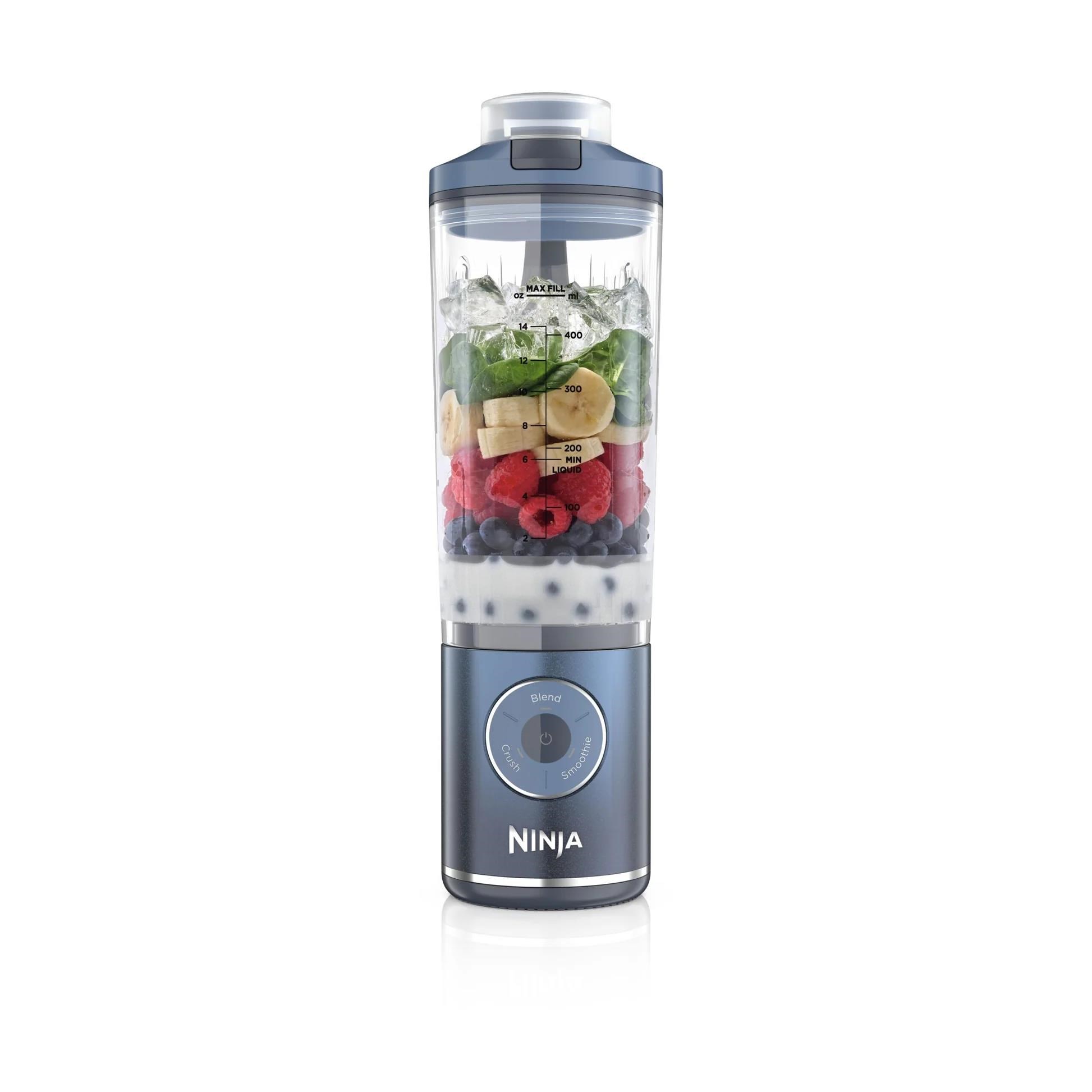 Ninja BC251EUNV BlastMax bezdrátový mixér modrý,  Auto-iQ,  PowerBlast,  570 ml0 