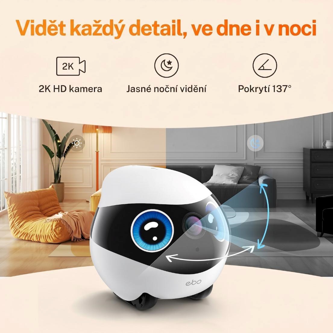 Enabot EBO Mini Robotický společník7 