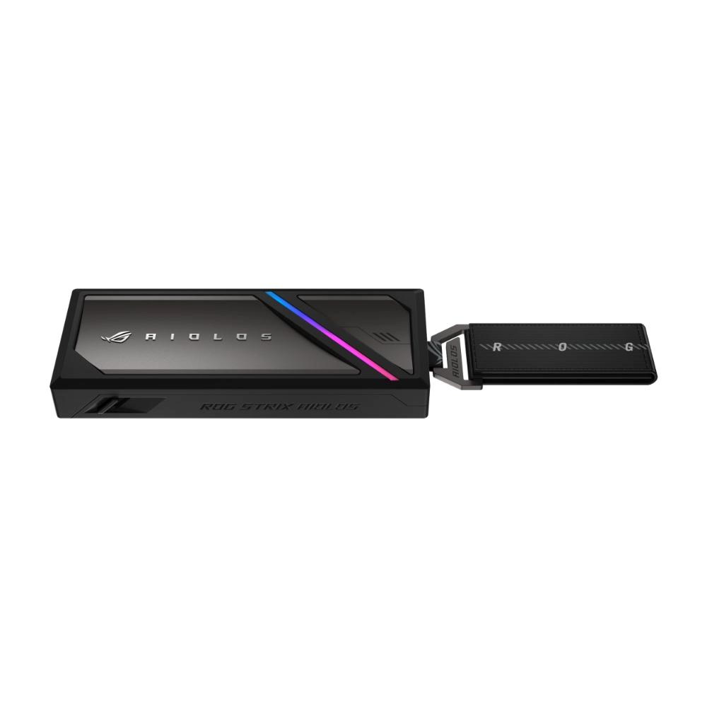 ASUS Externí box pro SSD M.2 ROG STRIX AIOLOS,  USB 3.2 Gen 2x2,  ARGB,  černá0 