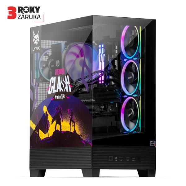 LYNX Streamers Clash Ryzen 7 7800X3D 32GB 1TB SSD NVMe RX 9070 16G W11 Home0 