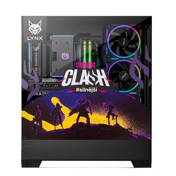 LYNX Streamers Clash Ryzen 7 7800X3D 32GB 1TB SSD NVMe RX 9070 16G W11 Home3 