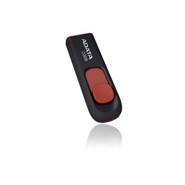ADATA Flash disk 16GB C008,  USB 2.0 Klasická,  čierna0 