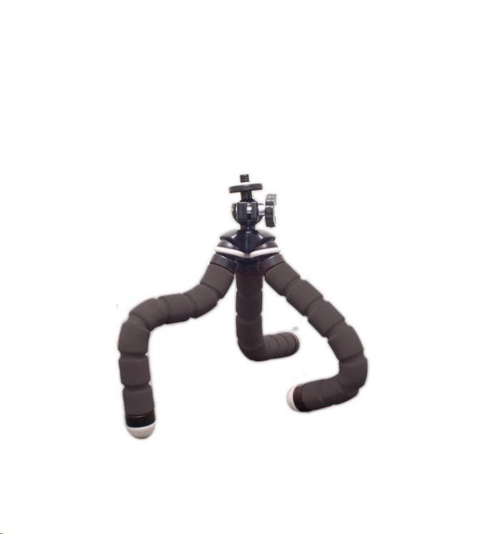 Braun Ministativ FLEXI 2 (18 cm,  56 g,  max.0, 3kg,  kulová hlava,  černý)0 