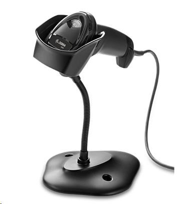 Čítačka Zebra DS2208,  2D čítačka čiarových kódov,  KIT,  čierna,  USB-HID + stojan2 