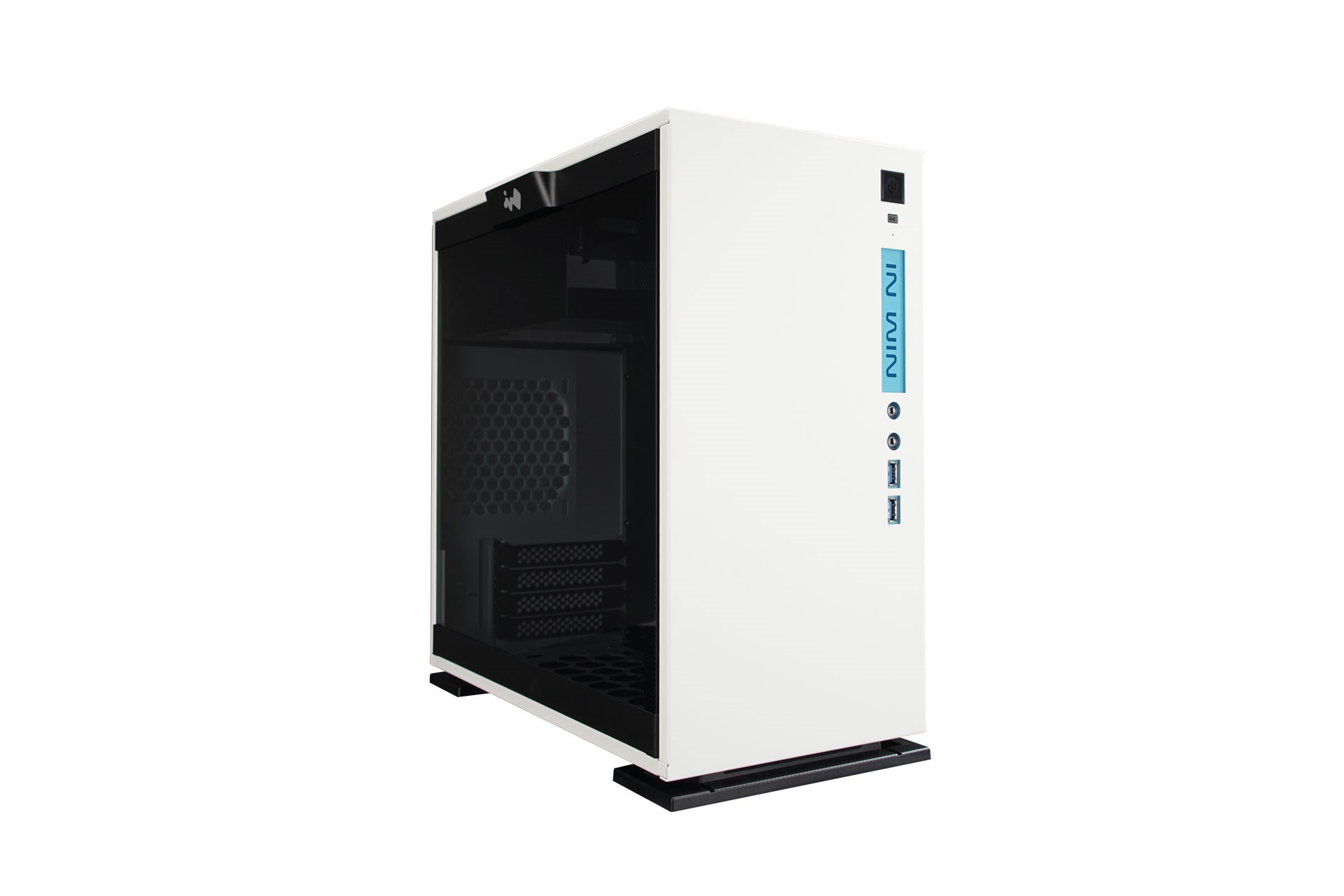 IN WIN Case 301 Mini Tower,  bez zdroja,  biela2 