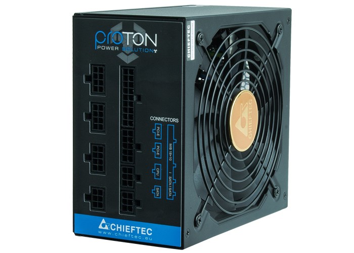 Napájací zdroj CHIEFTEC Proton,  BDF-750C,  750W,  14cm ventilátor,  PFC,  80+ Bronze,  vedenie káblov3 