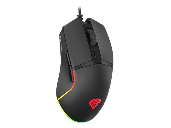 Genesis herná optická myš KRYPTON 220/ RGB/ 6400 DPI/ Herná/ Optická/ 6 000 DPI/ Drôtová USB/ Čierna2