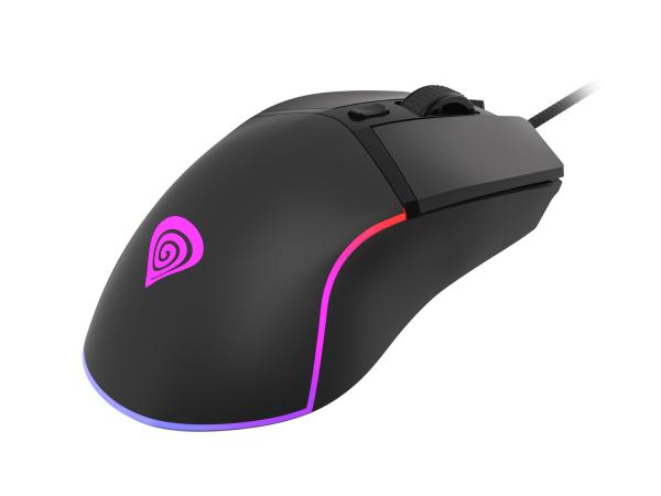 Genesis herná optická myš KRYPTON 220/ RGB/ 6400 DPI/ Herná/ Optická/ 6 000 DPI/ Drôtová USB/ Čierna5