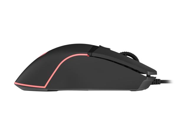 Genesis herná optická myš KRYPTON 220/ RGB/ 6400 DPI/ Herná/ Optická/ 6 000 DPI/ Drôtová USB/ Čierna8