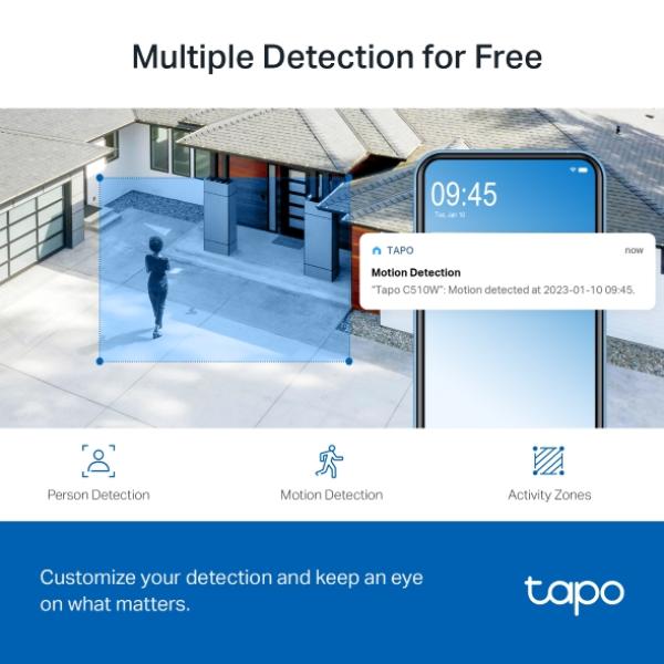 Tapo C510W Outdoor Pan/ Tilt Security WiFi Camera3