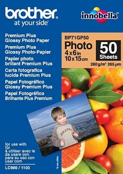 BP71GP50, 50 listov, 10x15cm Premium Glossy, 260g
