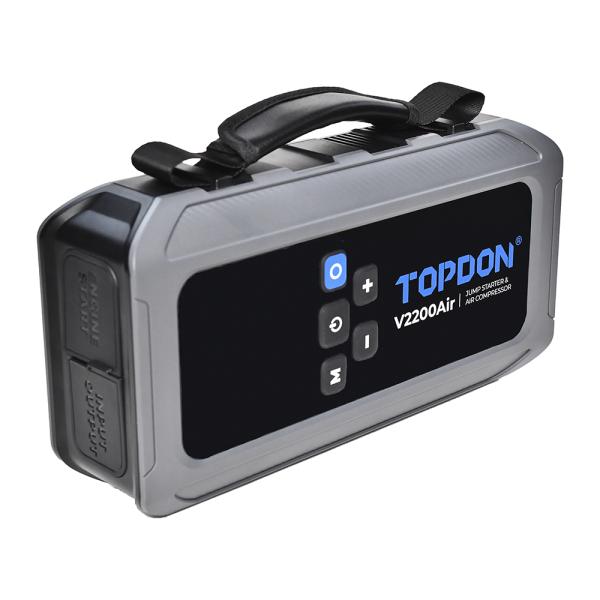 TOPDON Car Jump Starter JumpSurge V2200air/ 12000mAh/ max výstupný prúd 2200A/ 4-150PSI11