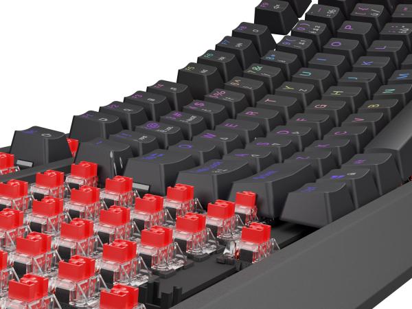 Herná klávesnica Genesis THOR 230/ TKL/ RGB/ Outemu Red/ Drôtové USB-A/ CZ- SK layout/ Čierna10