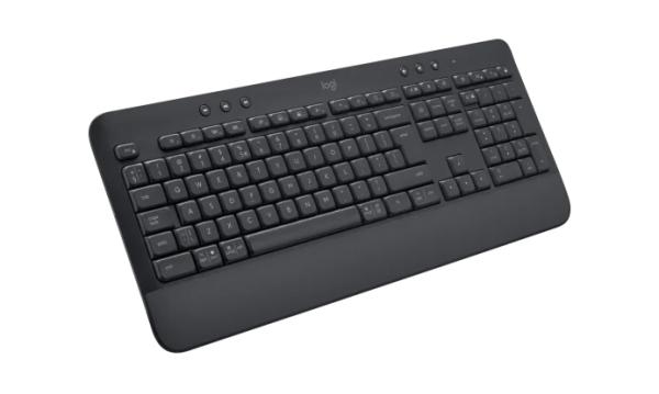 Logitech K650/ Bezdrôtová USB + Bluetooth/ CZ- SK layout/ Čierna2