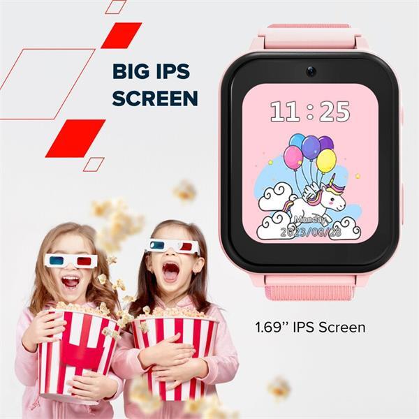 Canyon Alfie KW-37, smart hodinky pre deti, IPS displej 1,69", IP66, 512Mb, MP3, hry, kamera, modré1