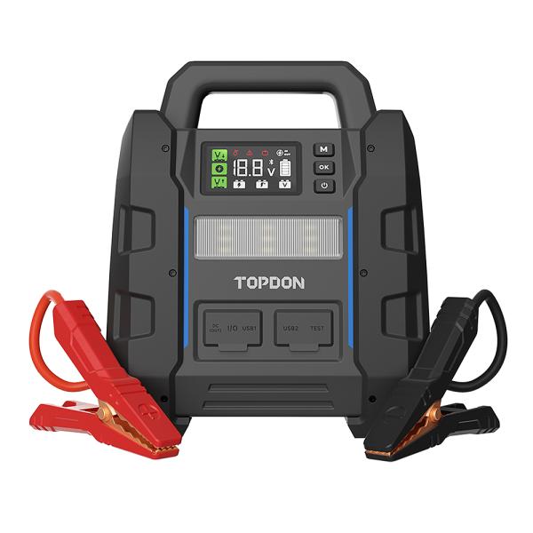 TOPDON štartér a tester autobatérie V4500Plus/ 32000mAh(120Wh)/ max. výstupný prúd 4500A/ / IP65