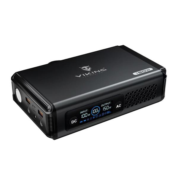 Batériový generátor Viking VALI150/ batéria 148Wh/ Output:1xAC, 2xUSB-A, 2xDC5521/ LED svietidlo7