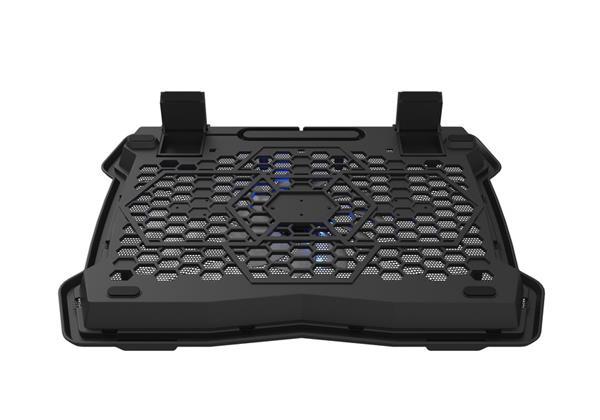 Canyon NS-02, chladiaci podstavec s ventilátorom pre notebook 10´´ - 15.6", LED podsvietenie, čierny1