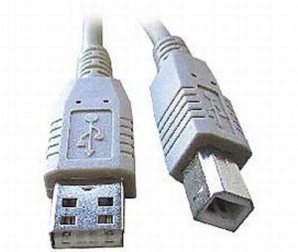 USB kábel typu AB, dĺžka 1, 8m HQ čierny