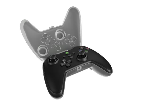 Bezdrôtový gamepad Genesis MANGAN 400 pre PC/ Switch/ Mobil, čierny0