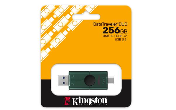 DataTraveler Duo G2/ 256GB/ USB 3.2/ USB-A + USB-C/ Zelená1