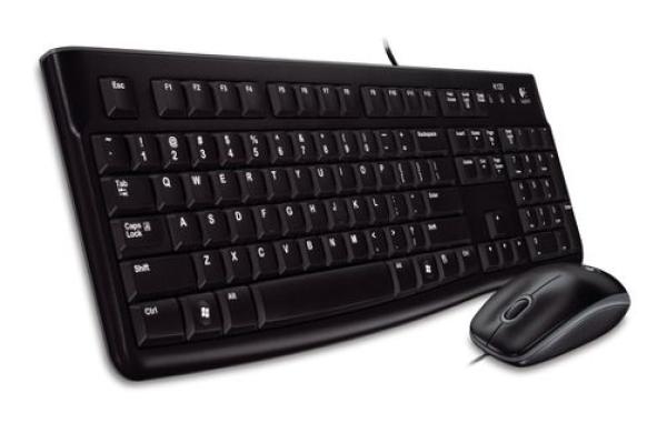 set Logitech MK120, drôtový, USB, CZ/ SK