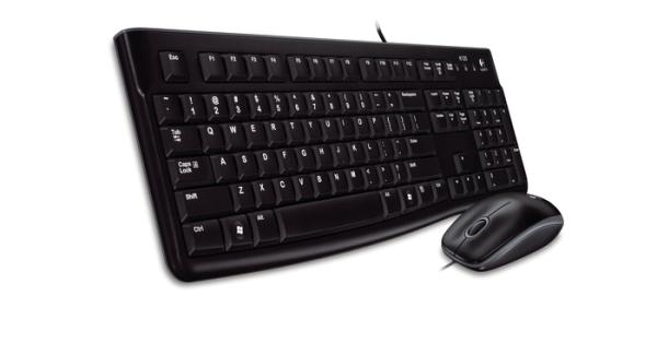 set Logitech MK120, drôtový, USB, CZ/ SK1