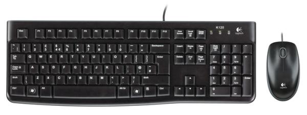 set Logitech MK120, drôtový, USB, CZ/ SK2