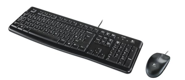 set Logitech MK120, drôtový, USB, CZ/ SK3