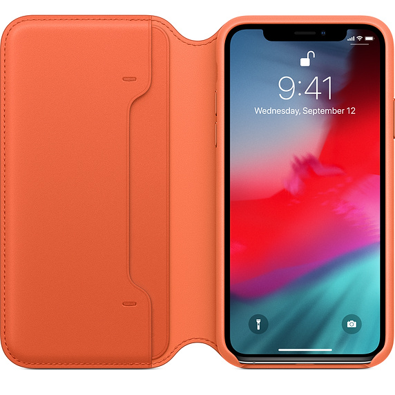 iPhone XS Leather Folio - Sunset2 