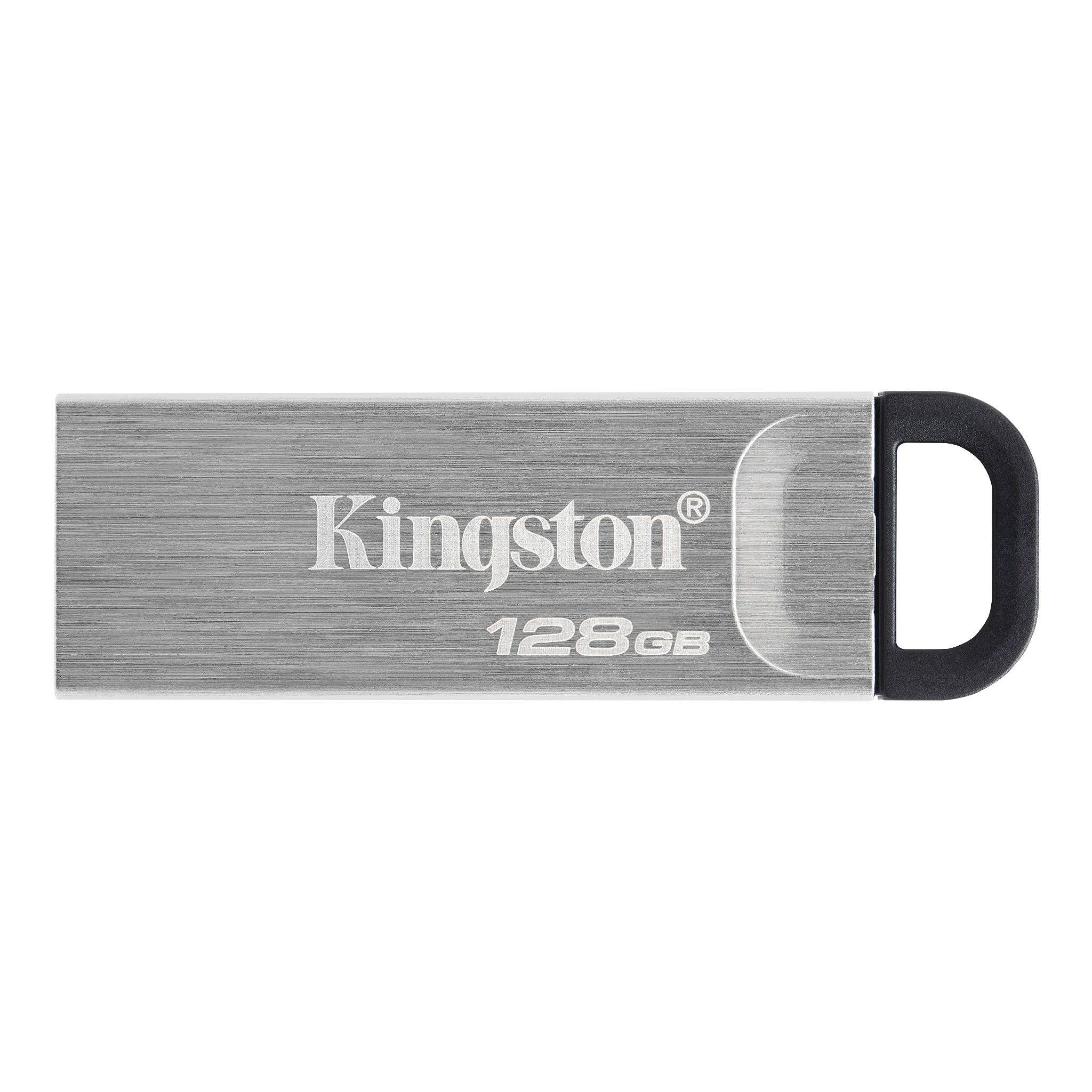 Kingston DataTraveler Kyson/ 128GB/ USB 3.2/ USB-A/ Strieborná0 