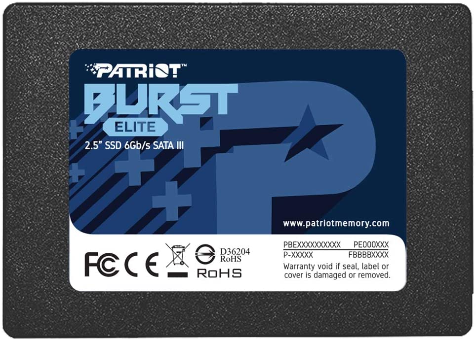 PATRIOT Burst Elite/ 480GB/ SSD/ 2.5"/ SATA/ 3R0 