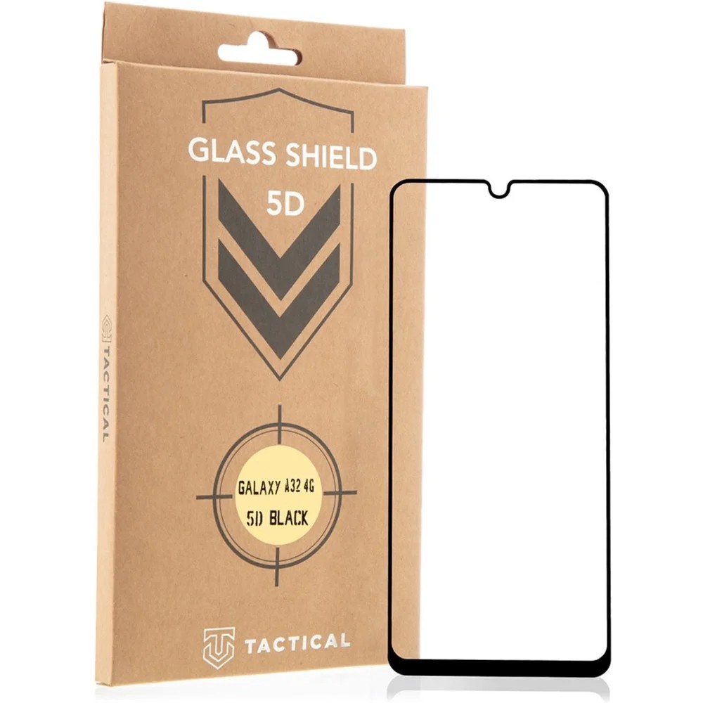 Tactical Glass Shield 5D sklo pre Samsung Galaxy A32 4G Black0 
