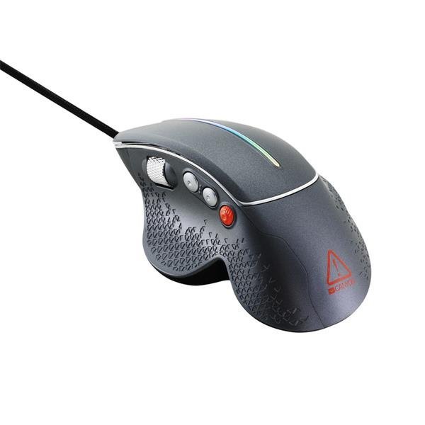 Canyon Apstar, GM-12 herná myš, drôtová, optická, 800-6400 dpi, 6 program. tlač, bočné scroll, LED podsv.1 