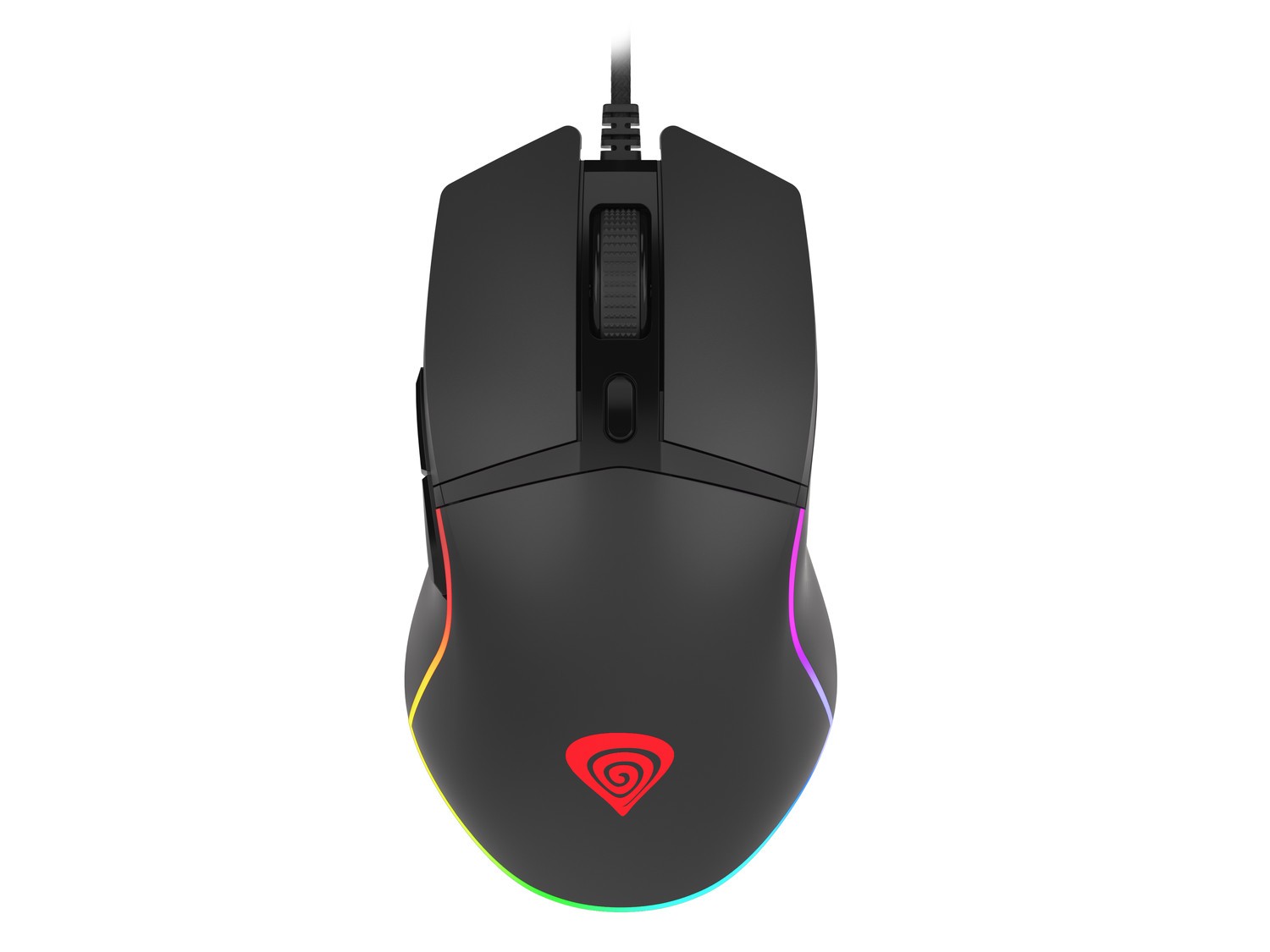 Genesis herná optická myš KRYPTON 220/ RGB/ 6400 DPI/ Herná/ Optická/ 6 000 DPI/ Drôtová USB/ Čierna0 