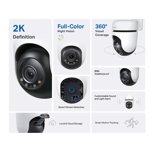 Tapo C510W Outdoor Pan/ Tilt Security WiFi Camera1 