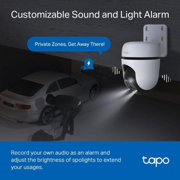 Tapo C510W Outdoor Pan/ Tilt Security WiFi Camera6 