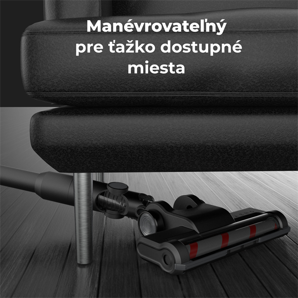 AENO Tyčový vysavač SC3, turbo kefa s LED svetlom, umyvatelny filter, 14 