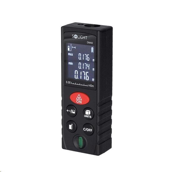 Solight laserový měřič vzdálenosti,  0, 05 - 40m1 